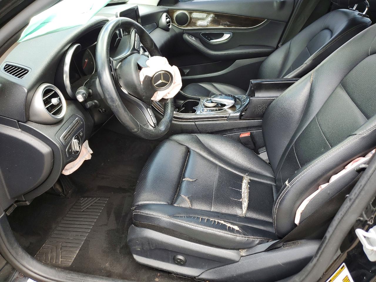 2015 Mercedes-benz C 300 4matic Black vin: 55SWF4KB1FU020331