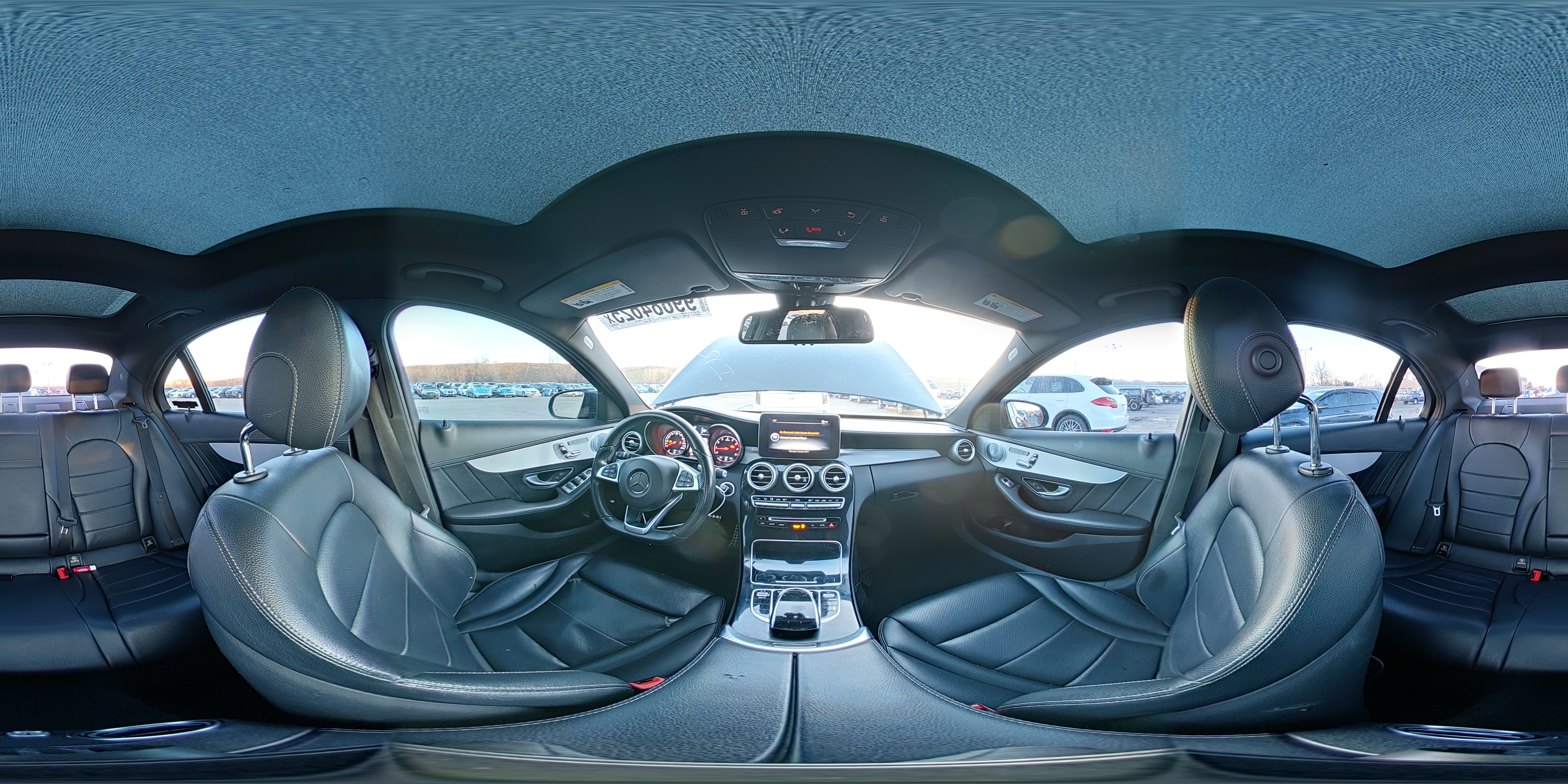 2015 Mercedes-benz C 300 4matic Gray vin: 55SWF4KB1FU026338