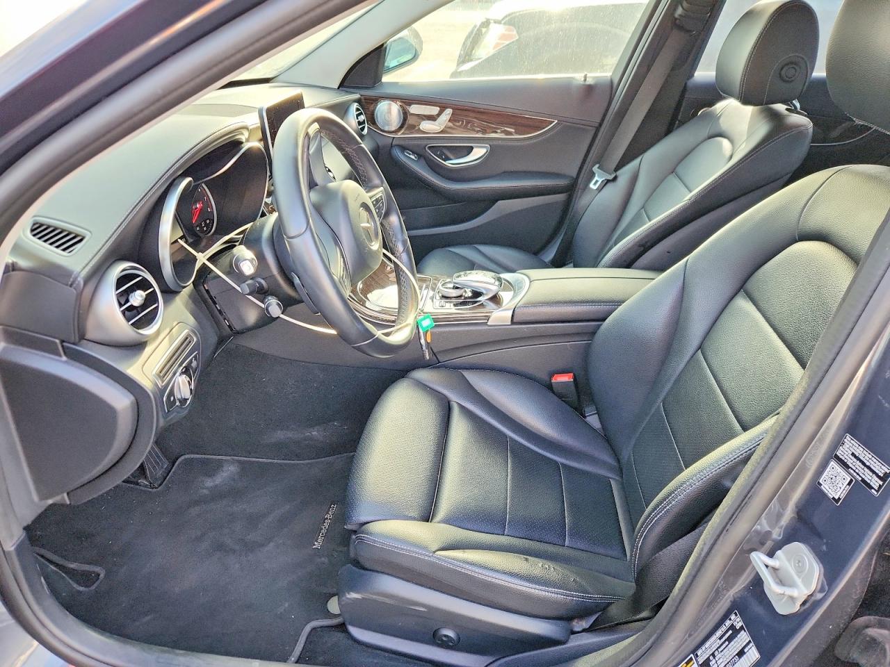 2015 Mercedes-benz C 300 4matic Gray vin: 55SWF4KB1FU027733