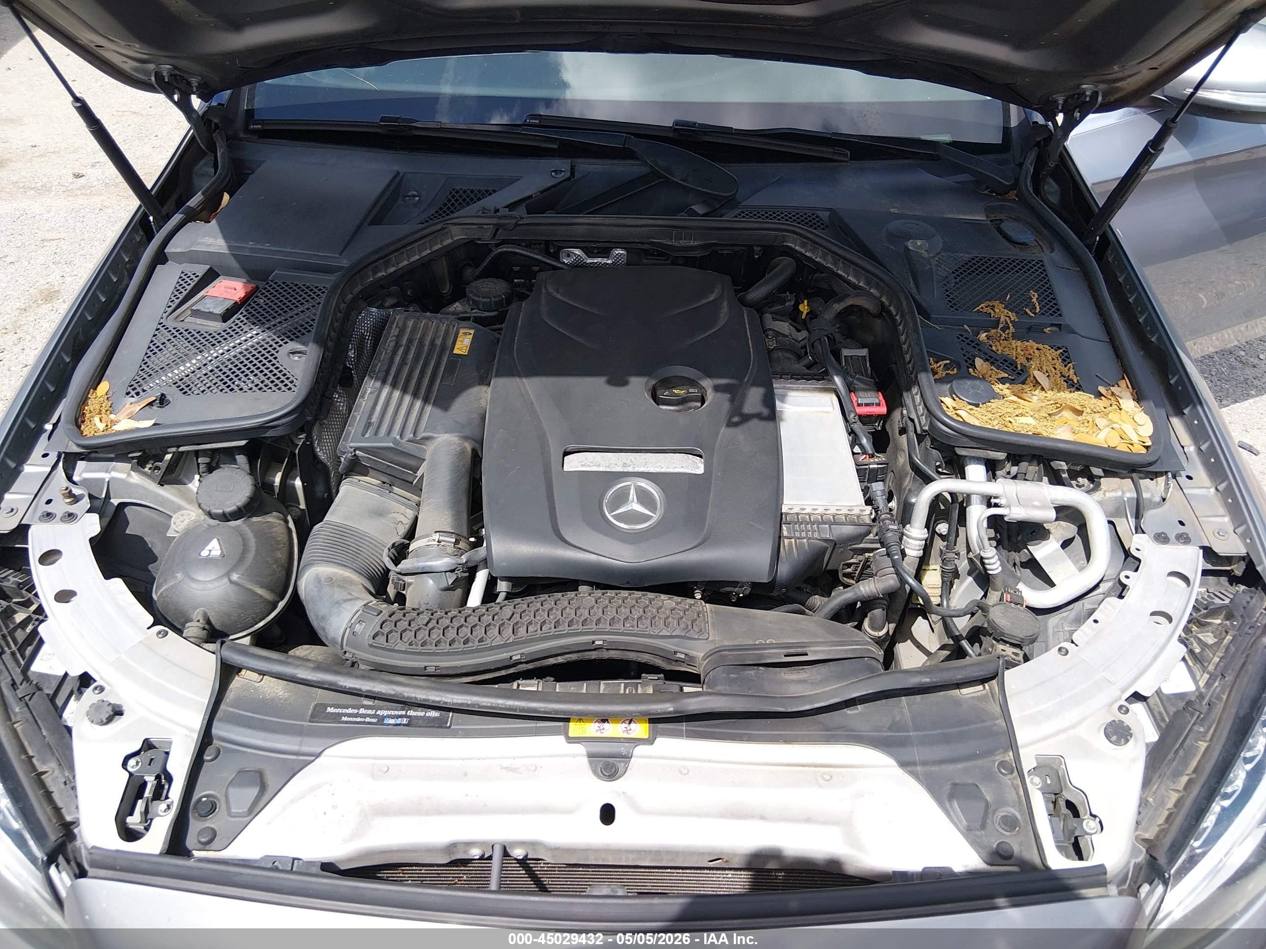 2015 Mercedes-benz C 300 4matic Gray vin: 55SWF4KB1FU032771