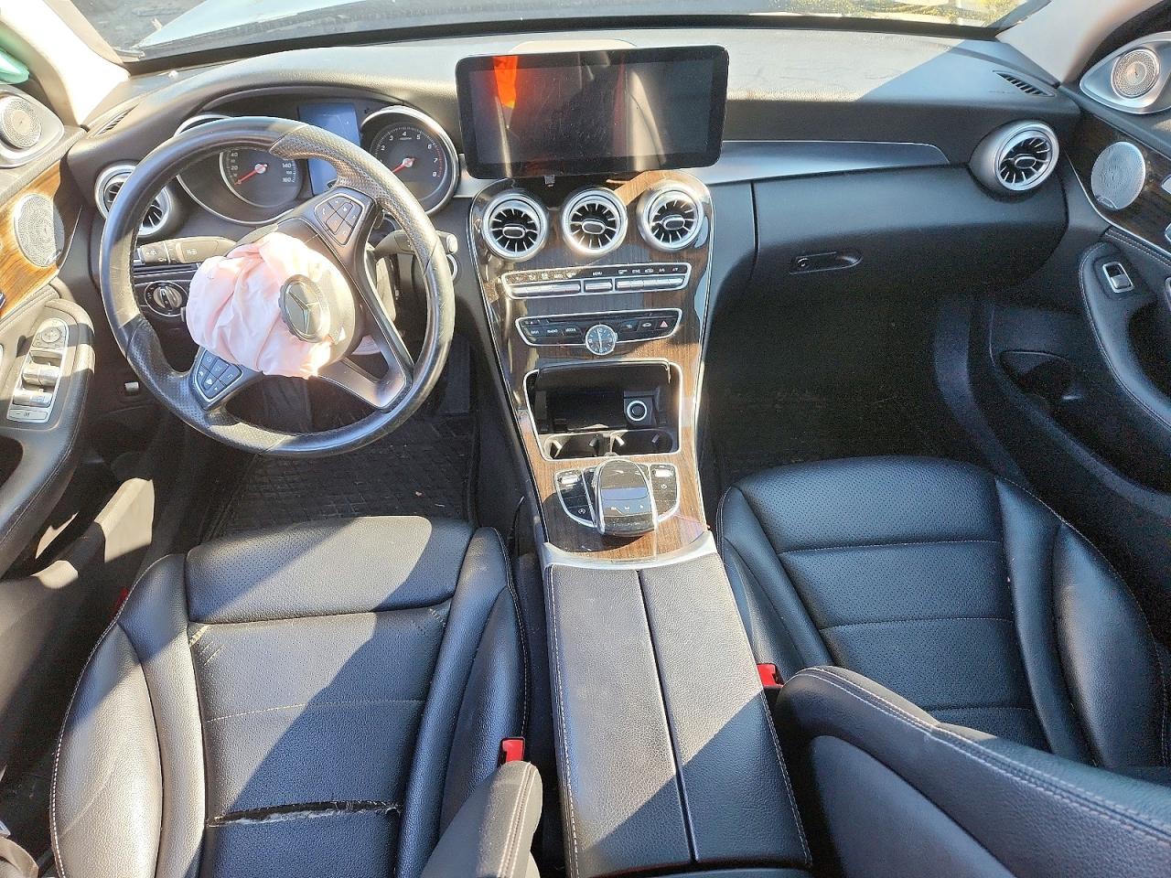 2015 Mercedes-benz C 300 4matic Black vin: 55SWF4KB1FU047769