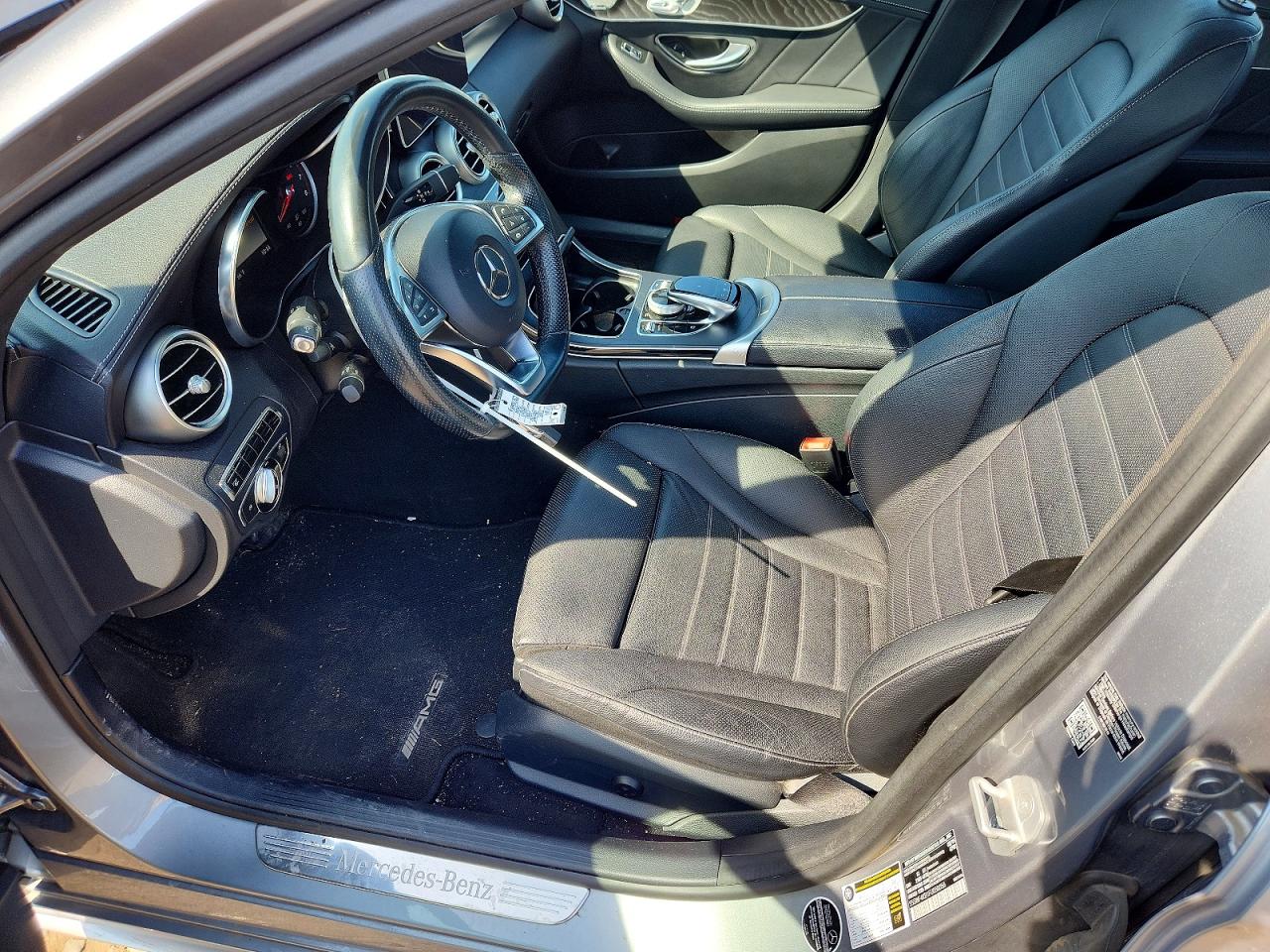 2015 Mercedes-benz C 300 4matic Silver vin: 55SWF4KB1FU050056