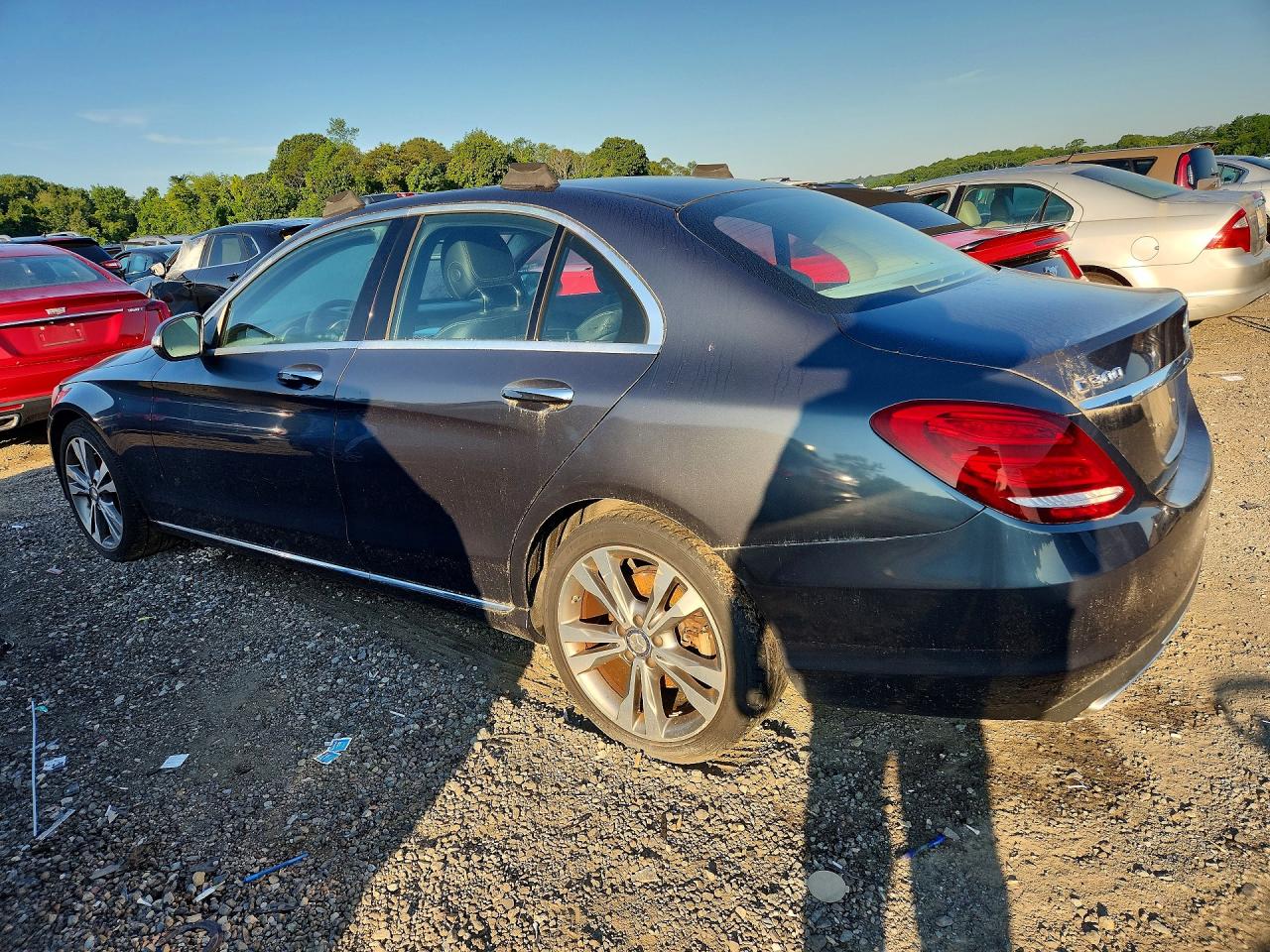2015 Mercedes-benz C 300 4matic Gray vin: 55SWF4KB1FU050106