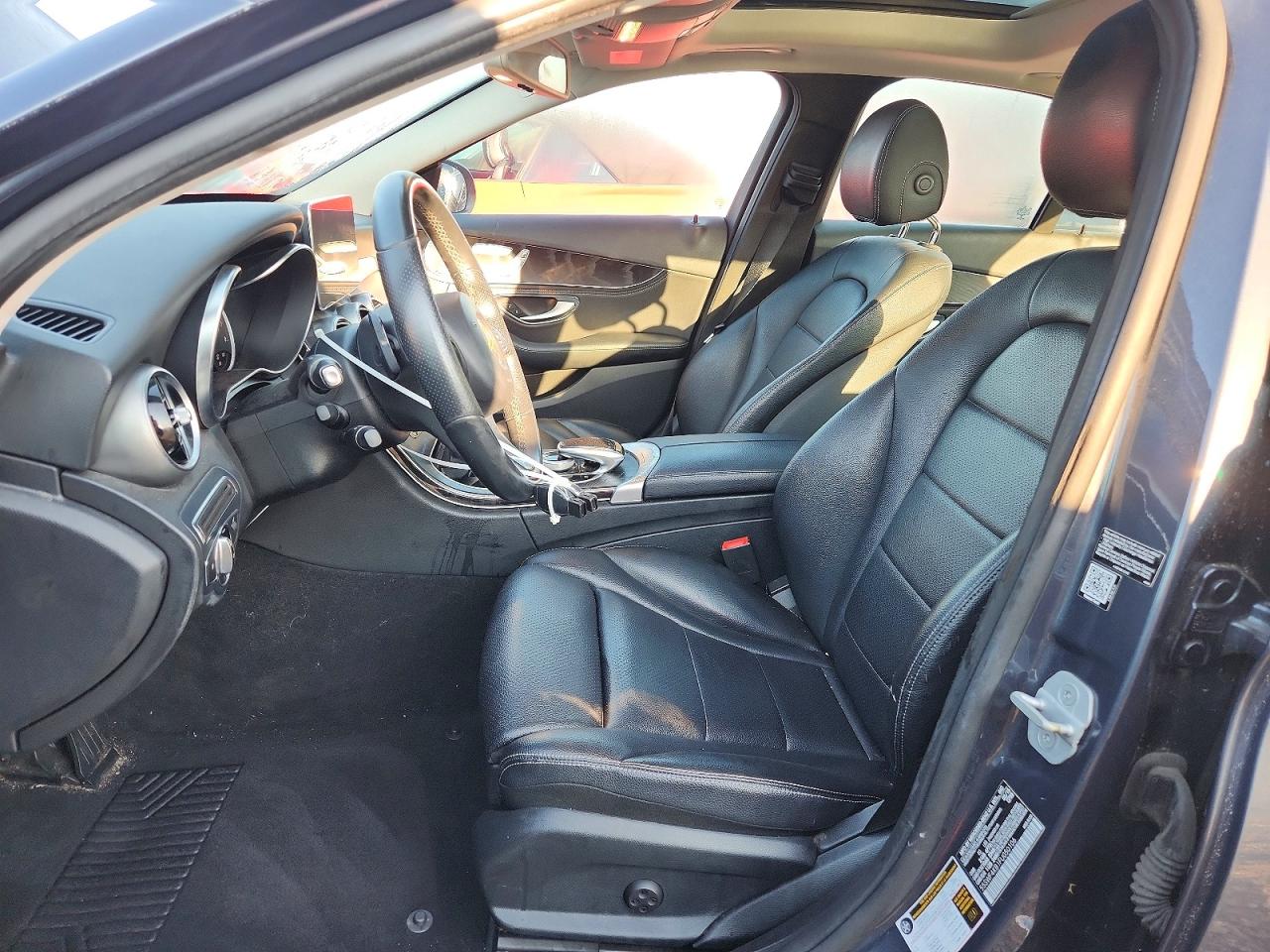 2015 Mercedes-benz C 300 4matic Gray vin: 55SWF4KB1FU050106