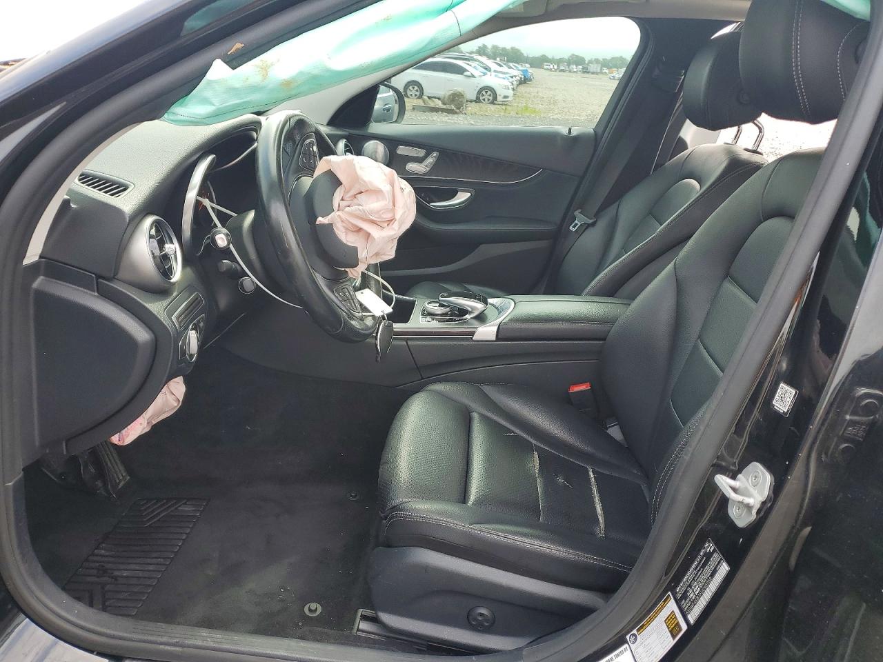 2015 Mercedes-benz C 300 4matic Black vin: 55SWF4KB1FU095952