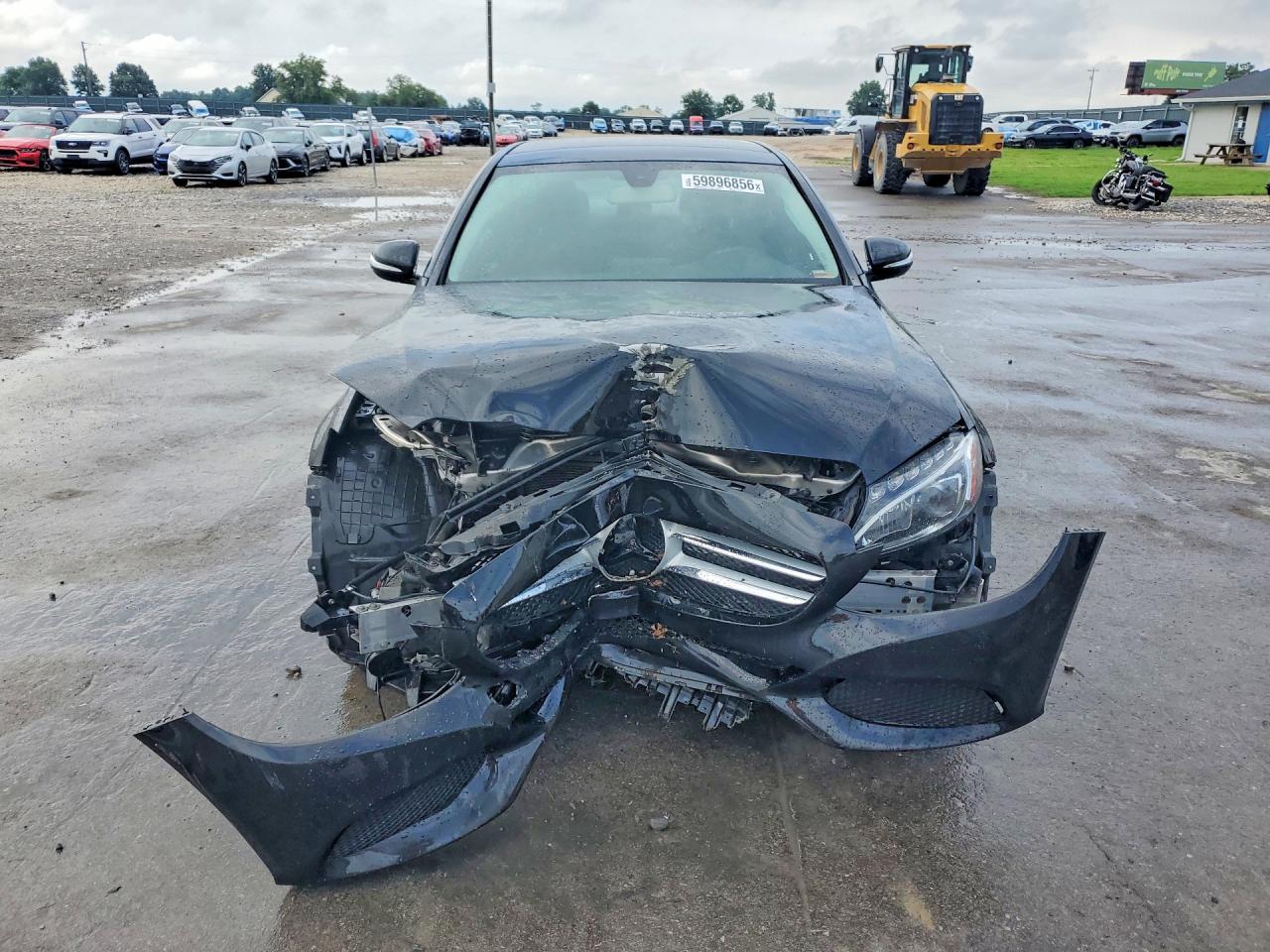 2015 Mercedes-benz C 300 4matic Black vin: 55SWF4KB1FU095952