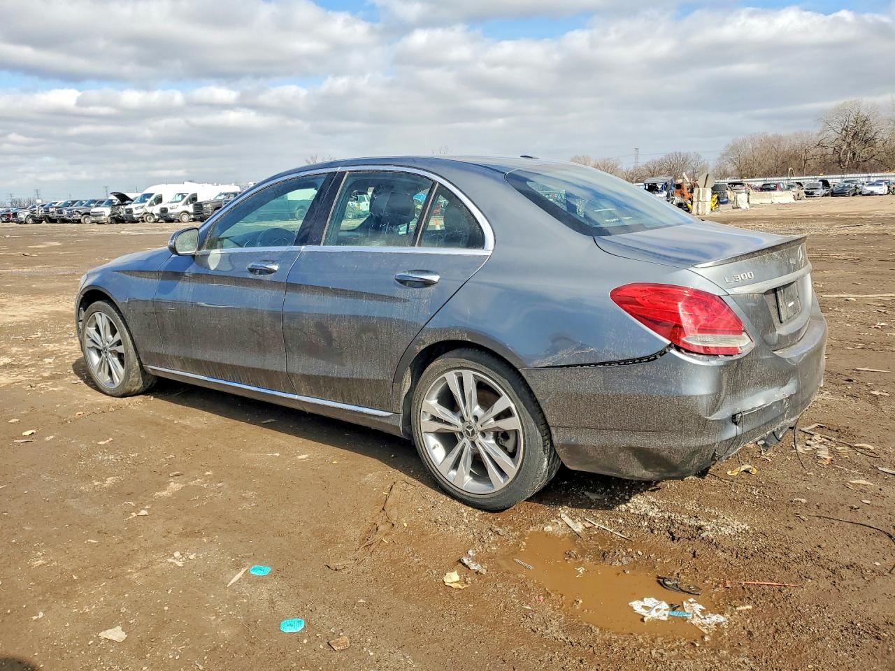 2018 Mercedes-benz C 300 4matic Gray vin: 55SWF4KB1JU281046
