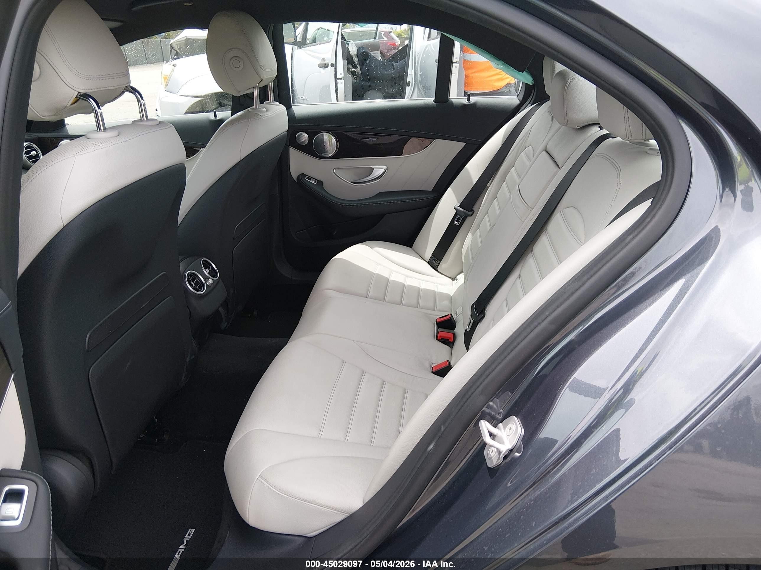 2015 Mercedes-benz C 300 Sport 4matic Gray vin: 55SWF4KB2FU008785