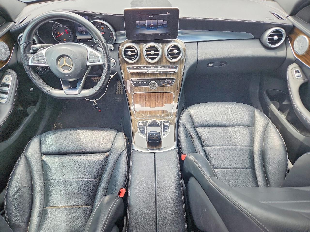 2015 Mercedes-benz C 300 4matic Silver vin: 55SWF4KB2FU016451
