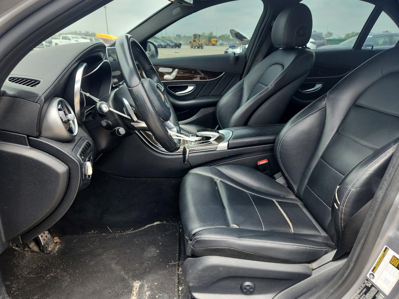 2015 Mercedes-benz C 300 4matic Silver vin: 55SWF4KB2FU016451