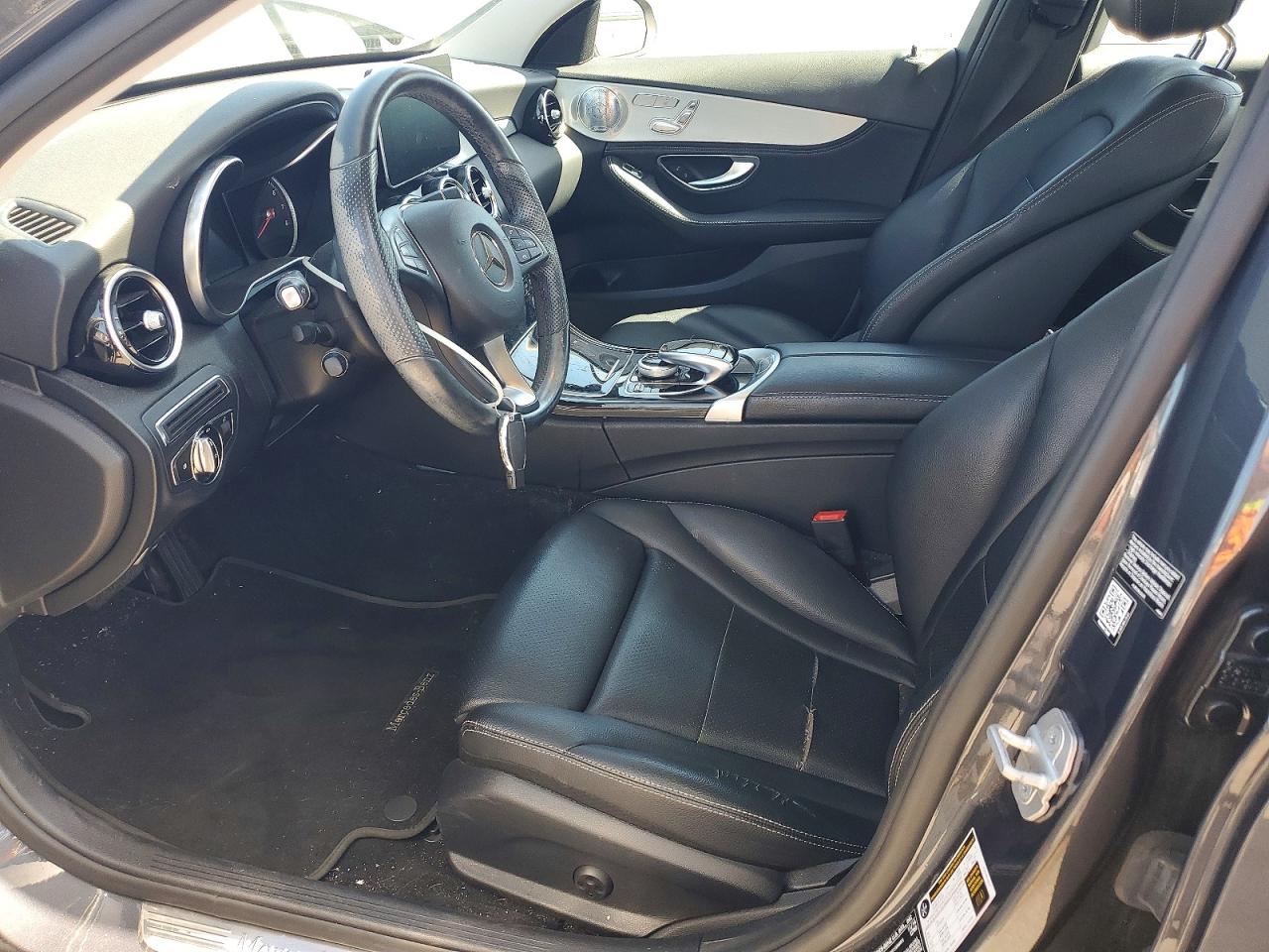 2015 Mercedes-benz C 300 4matic Gray vin: 55SWF4KB2FU026039