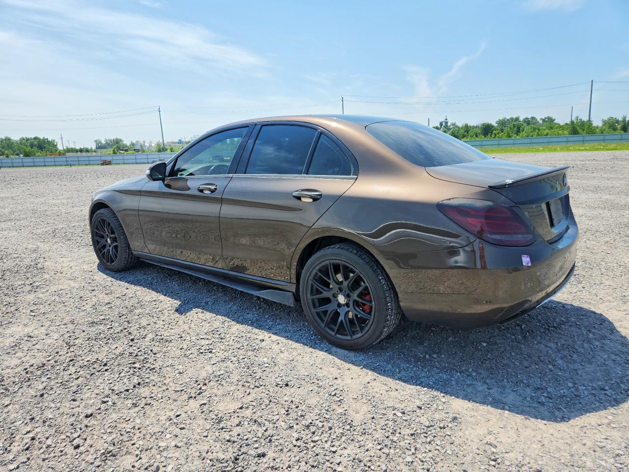 2015 Mercedes-benz C 300 4matic Brown vin: 55SWF4KB2FU031984