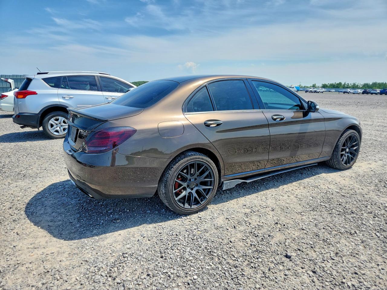 2015 Mercedes-benz C 300 4matic Brown vin: 55SWF4KB2FU031984