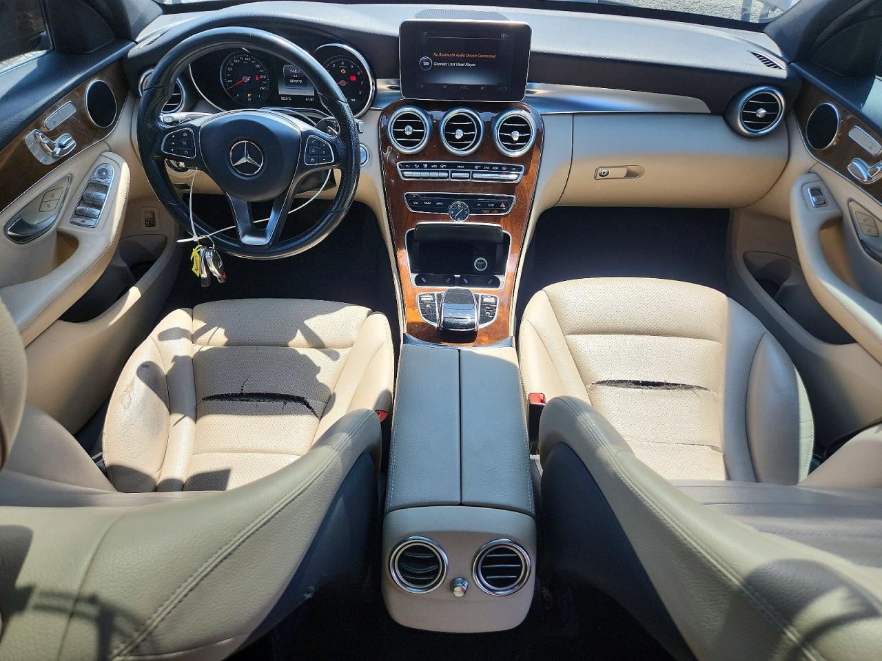 2015 Mercedes-benz C 300 4matic Brown vin: 55SWF4KB2FU031984
