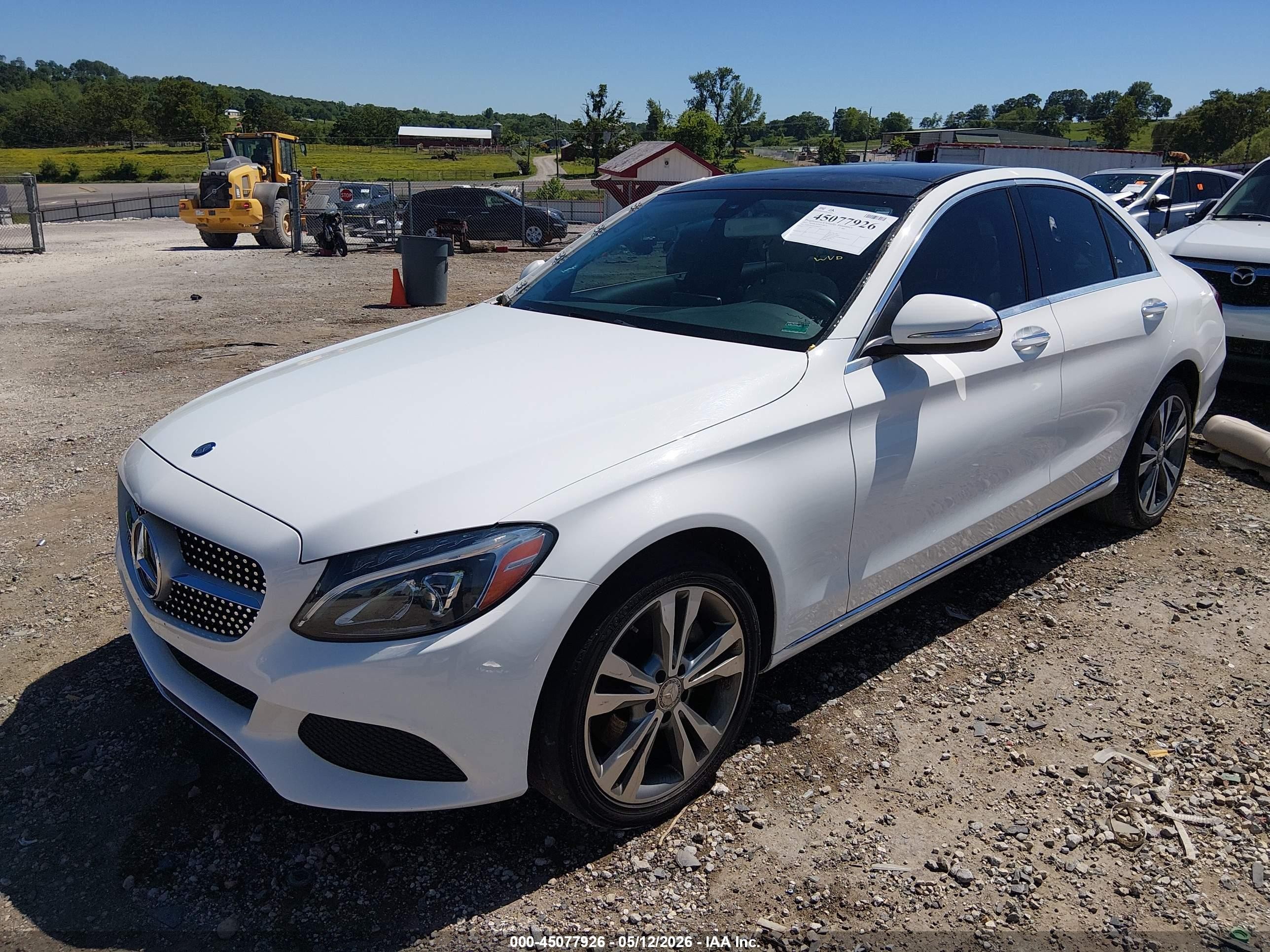 2015 Mercedes-benz C 300 4matic/luxury 4matic/sport 4matic White vin: 55SWF4KB2FU040295