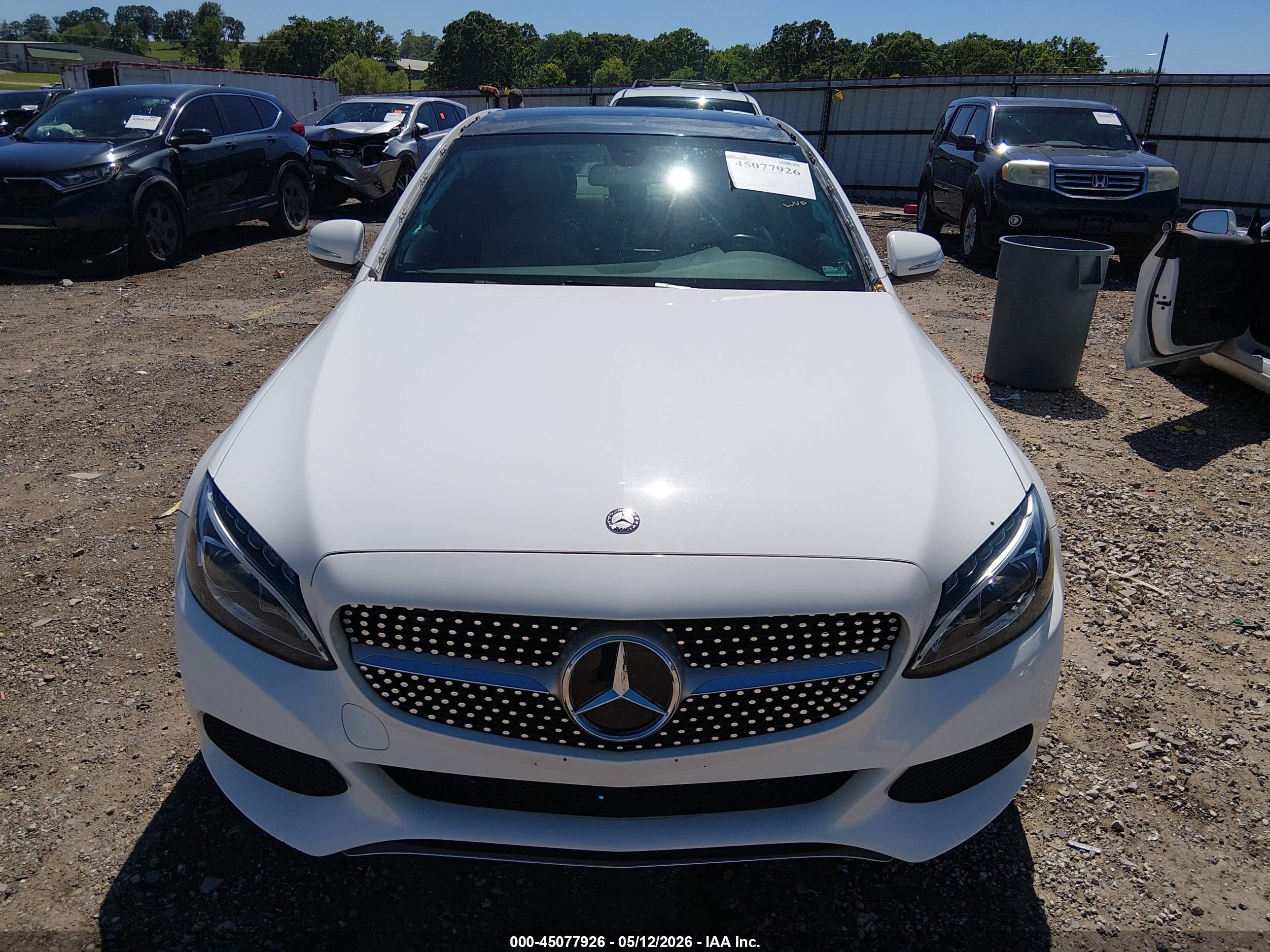 2015 Mercedes-benz C 300 4matic/luxury 4matic/sport 4matic White vin: 55SWF4KB2FU040295