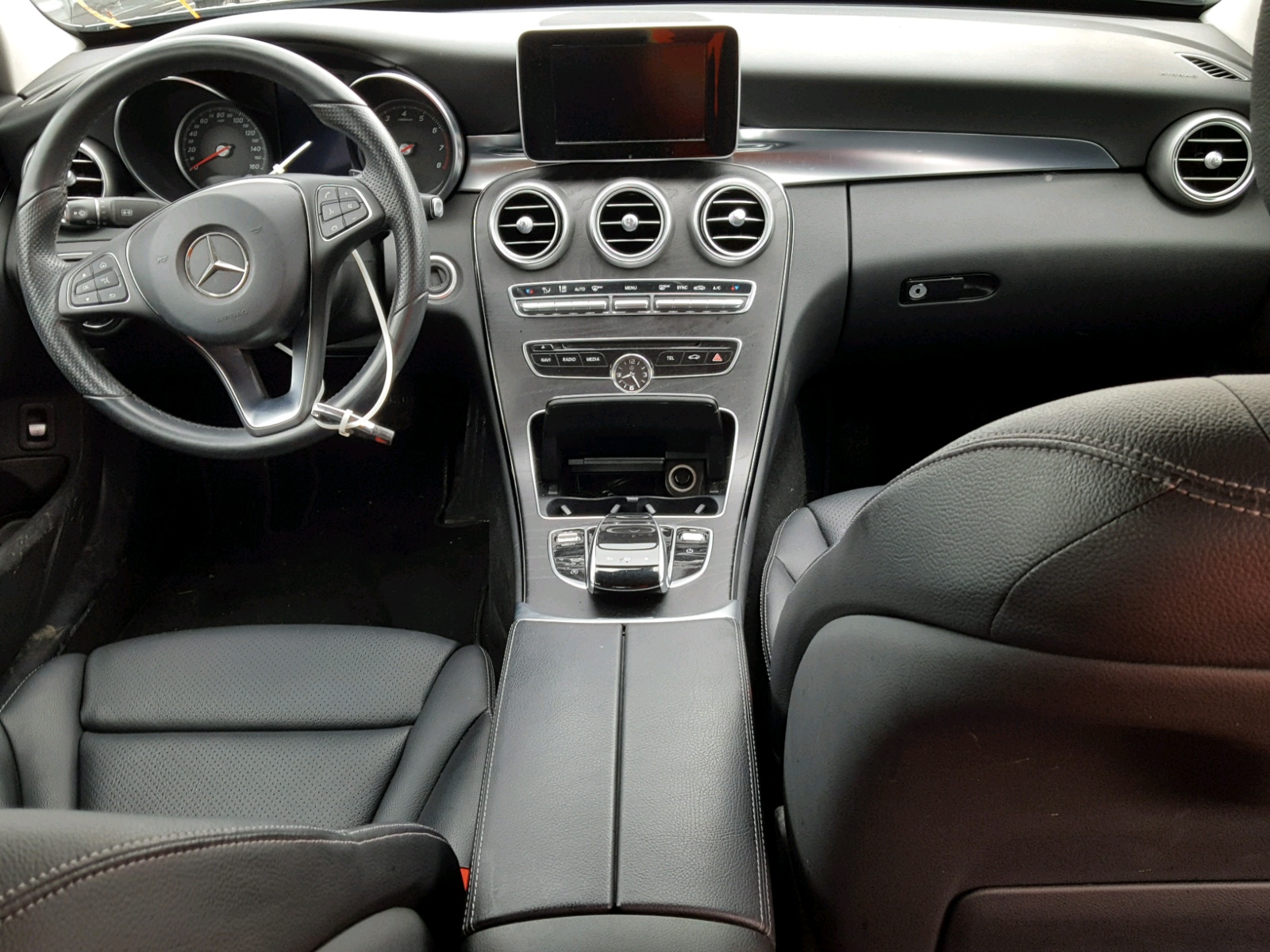 2015 Mercedes-benz C 300 4matic Gray vin: 55SWF4KB2FU049207