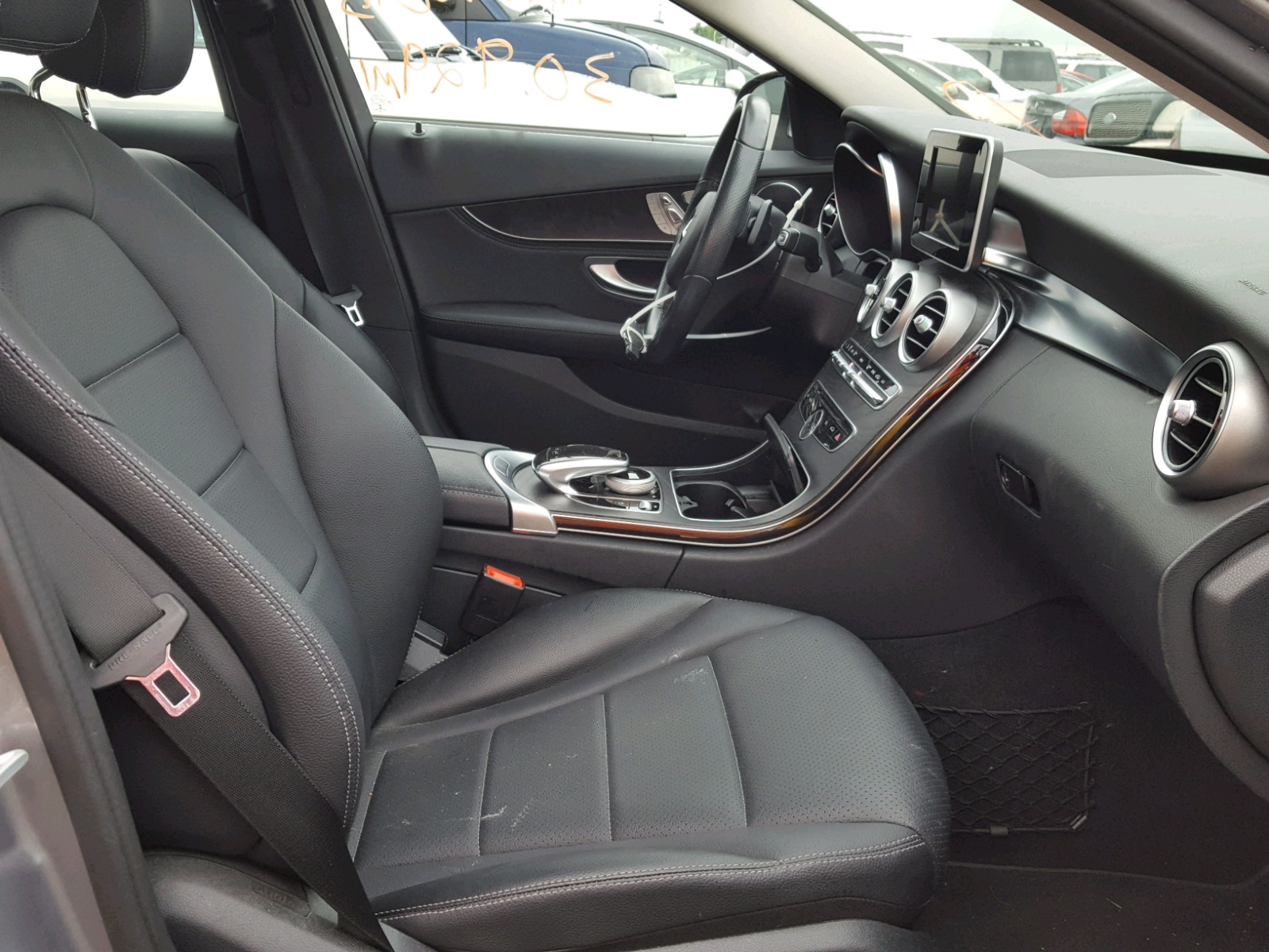 2015 Mercedes-benz C 300 4matic Gray vin: 55SWF4KB2FU049207
