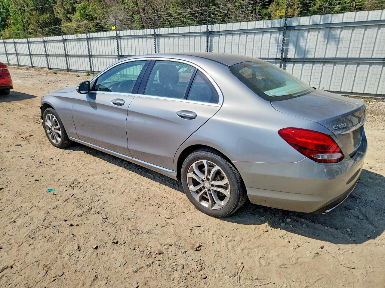 2015 Mercedes-benz C 300 4matic Gray vin: 55SWF4KB2FU049207