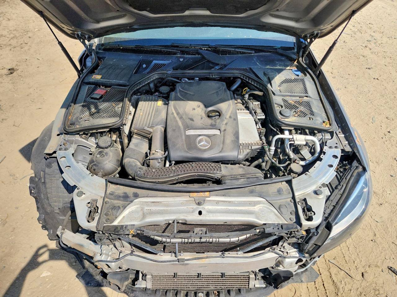 2015 Mercedes-benz C 300 4matic Gray vin: 55SWF4KB2FU049207