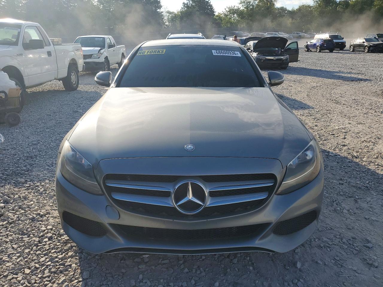 2015 Mercedes-benz C 300 4matic Gray vin: 55SWF4KB2FU059767