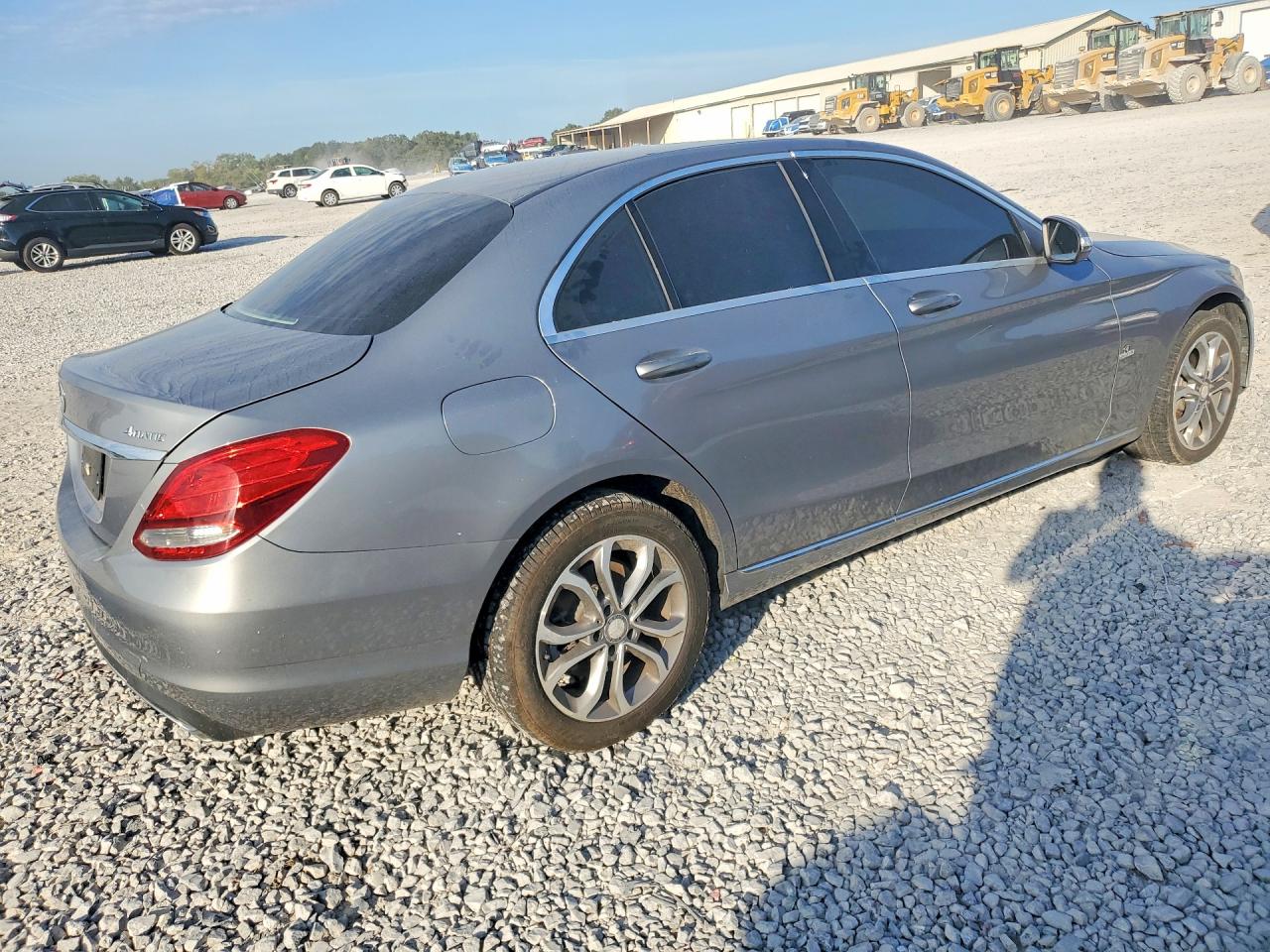 2015 Mercedes-benz C 300 4matic Gray vin: 55SWF4KB2FU059767