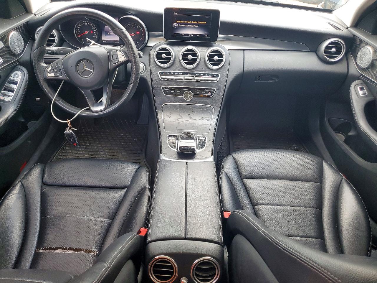 2015 Mercedes-benz C 300 4matic Black vin: 55SWF4KB2FU063978