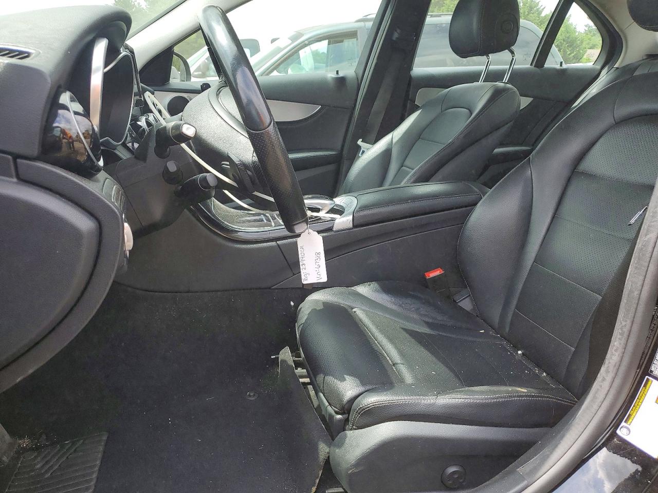 2015 Mercedes-benz C 300 4matic Black vin: 55SWF4KB2FU067318