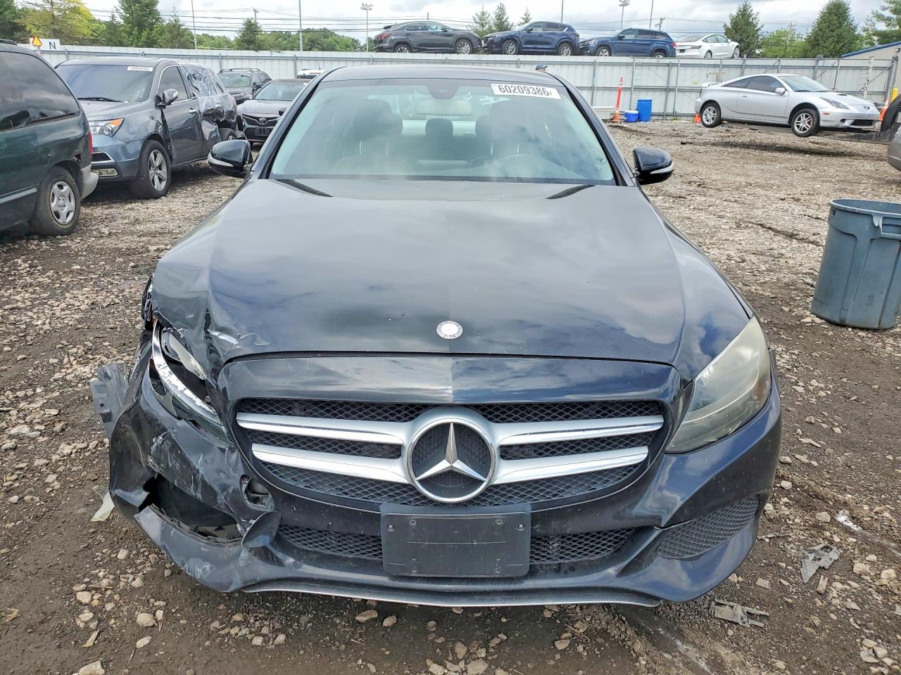 2015 Mercedes-benz C 300 4matic Black vin: 55SWF4KB2FU067318