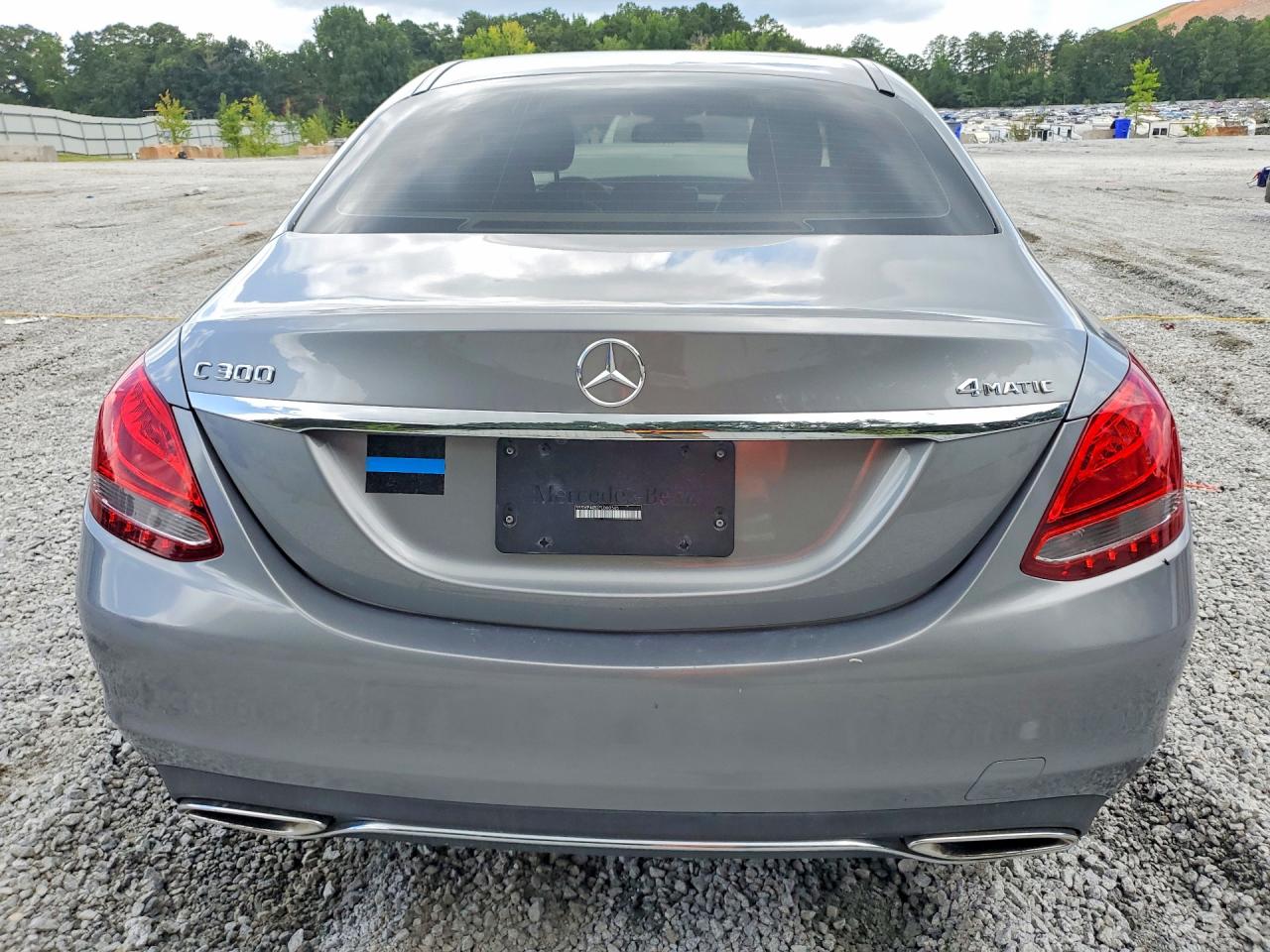 2015 Mercedes-benz C 300 4matic Silver vin: 55SWF4KB2FU080585