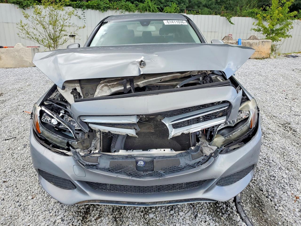 2015 Mercedes-benz C 300 4matic Silver vin: 55SWF4KB2FU080585