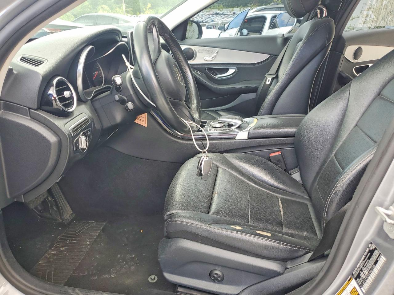 2015 Mercedes-benz C 300 4matic Silver vin: 55SWF4KB2FU080585