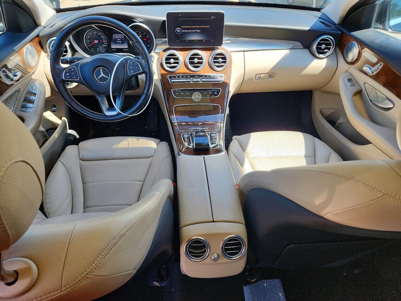 2015 Mercedes-benz C 300 4matic Black vin: 55SWF4KB3FU003062