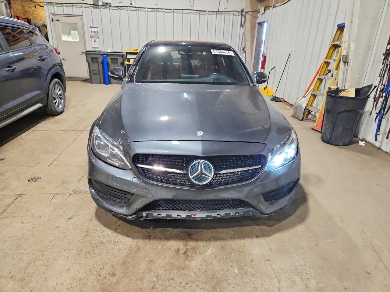 2015 Mercedes-benz C 300 4matic Gray vin: 55SWF4KB3FU007936
