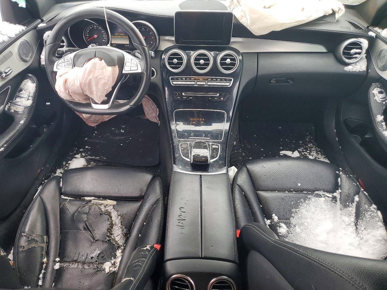 2015 Mercedes-benz C 300 4matic Silver vin: 55SWF4KB3FU019083