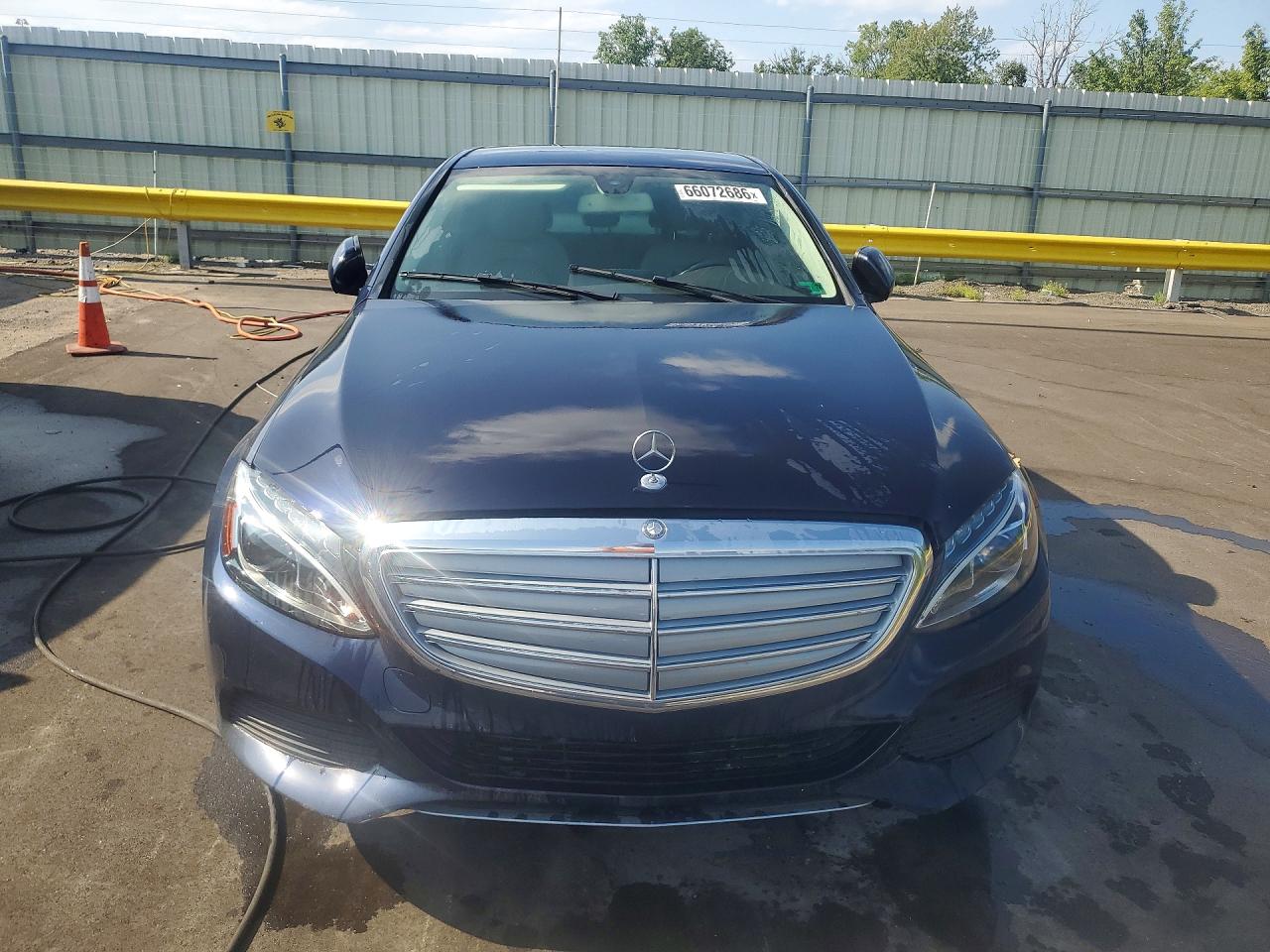2015 Mercedes-benz C 300 4matic Blue vin: 55SWF4KB3FU034604