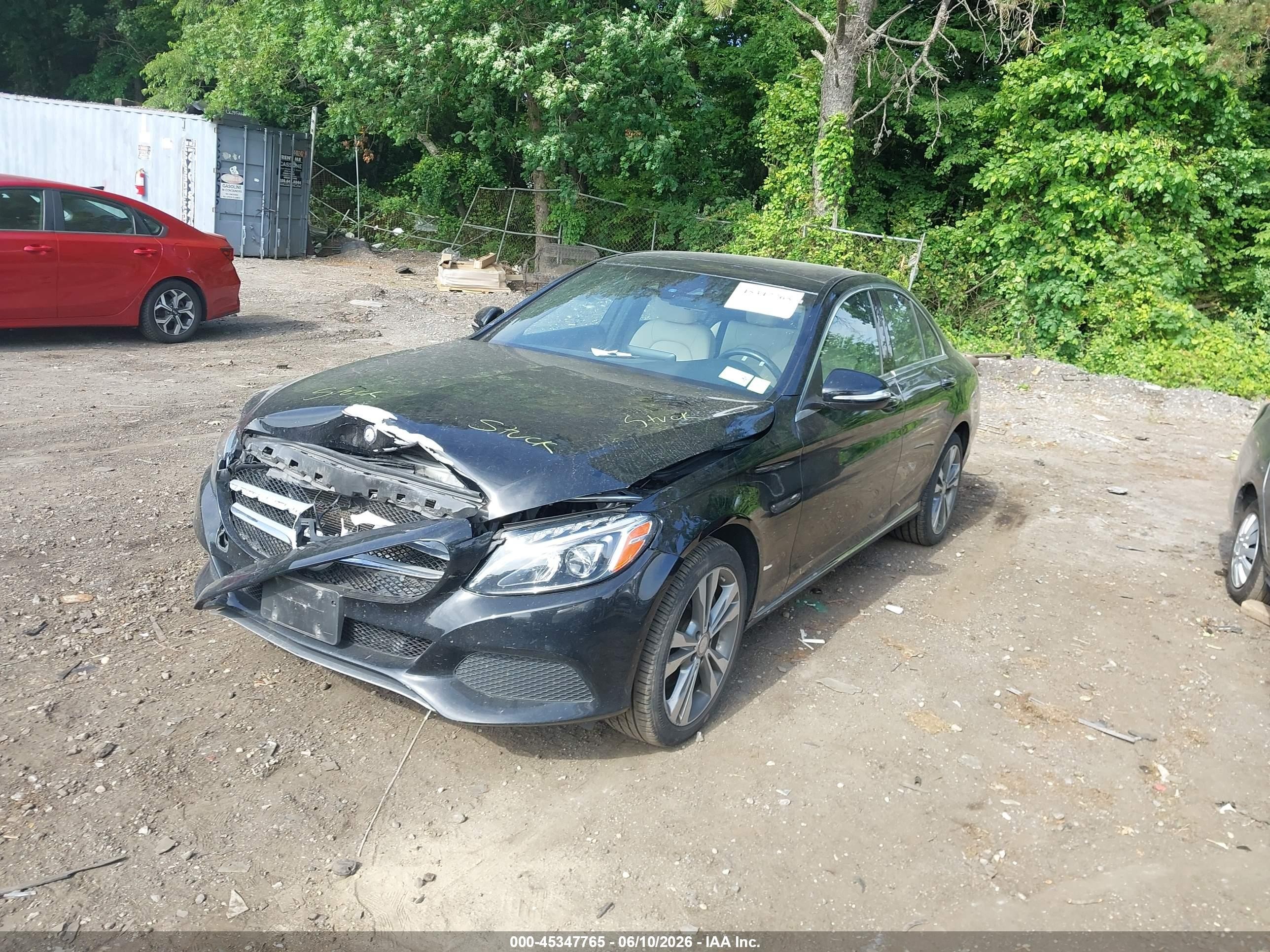 2015 Mercedes-benz C 300 4matic Black vin: 55SWF4KB3FU058966