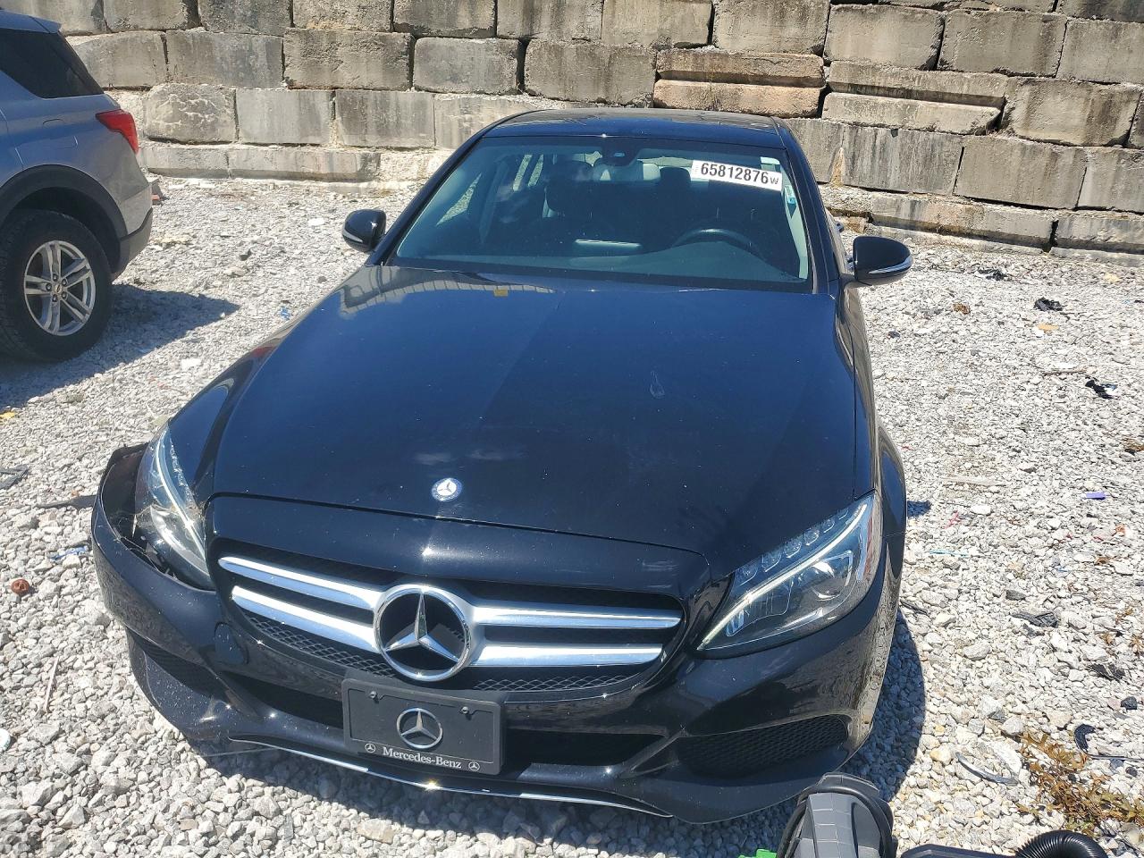 2015 Mercedes-benz C 300 4matic Black vin: 55SWF4KB3FU061088