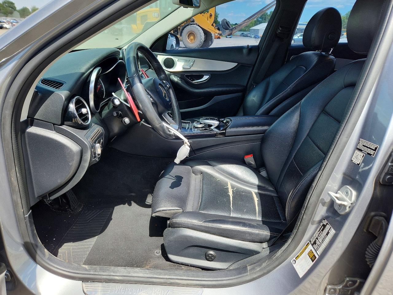 2015 Mercedes-benz C 300 4matic Gray vin: 55SWF4KB3FU062239