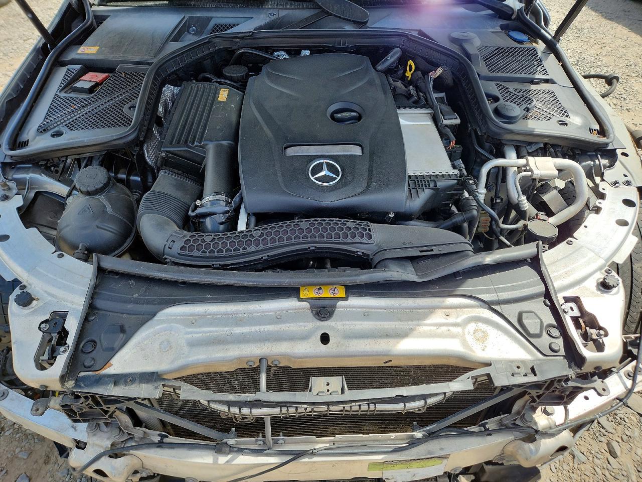 2015 Mercedes-benz C 300 4matic Gray vin: 55SWF4KB3FU062239