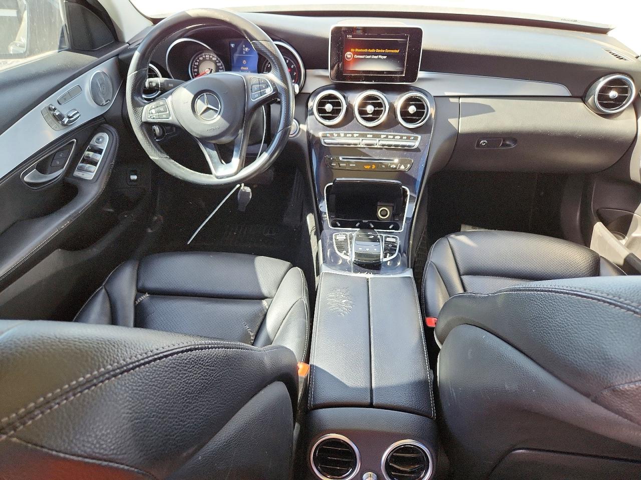 2015 Mercedes-benz C 300 4matic Black vin: 55SWF4KB3FU070129