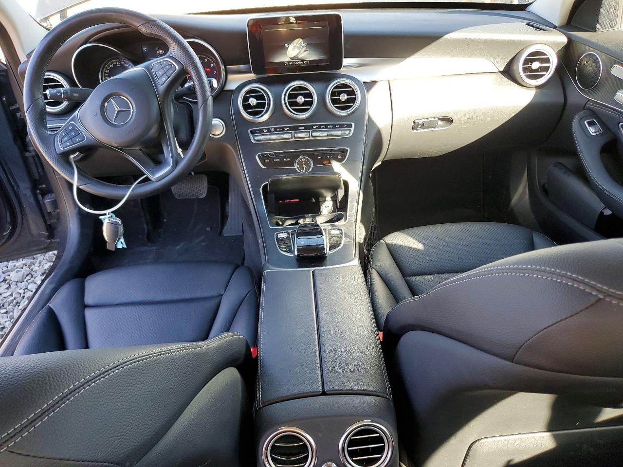2015 Mercedes-benz C 300 4matic Charcoal vin: 55SWF4KB3FU088131