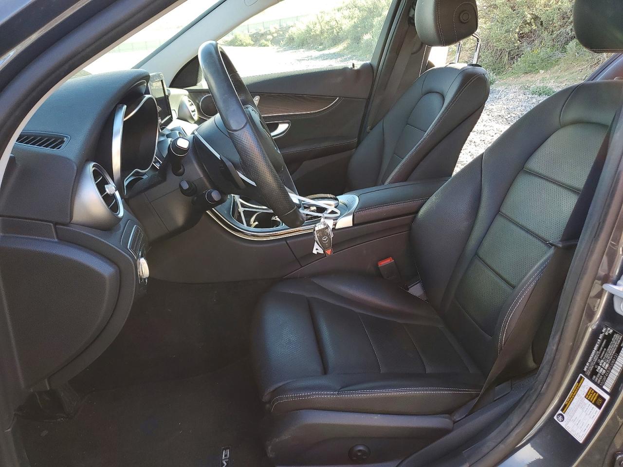 2015 Mercedes-benz C 300 4matic Charcoal vin: 55SWF4KB3FU088131