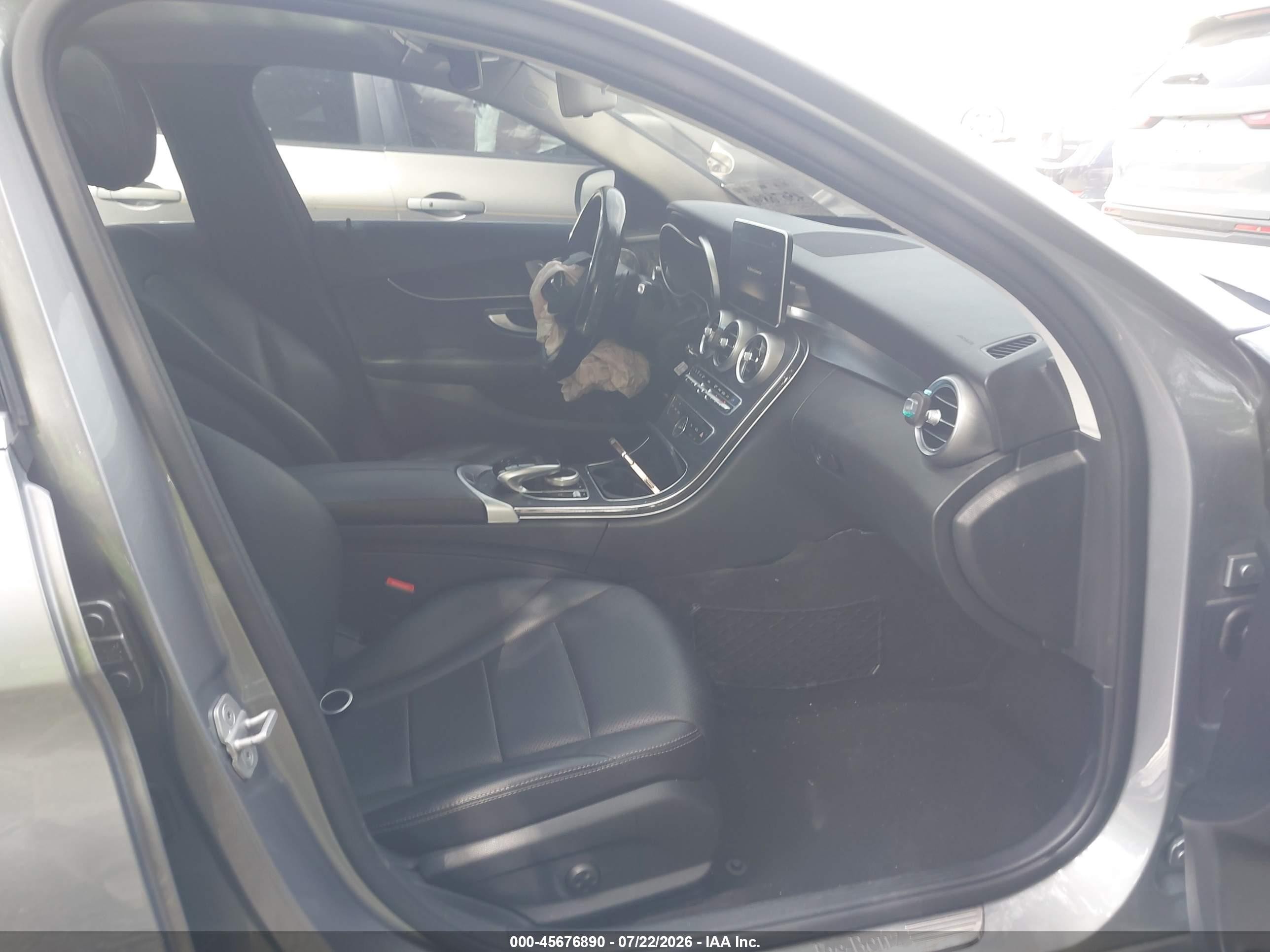 2015 Mercedes-benz C 300 4matic Gray vin: 55SWF4KB3FU091224