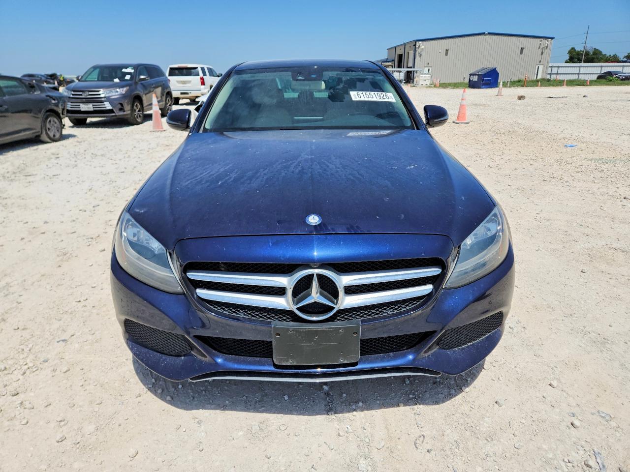 2016 Mercedes-benz C 300 4matic Blue vin: 55SWF4KB3GU137927