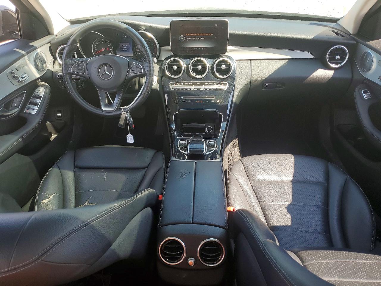 2015 Mercedes-benz C 300 4matic Black vin: 55SWF4KB4FU015303