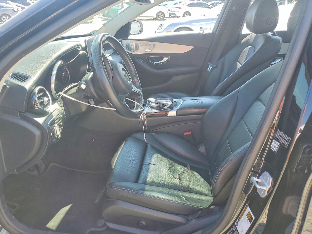 2015 Mercedes-benz C 300 4matic Black vin: 55SWF4KB4FU015303