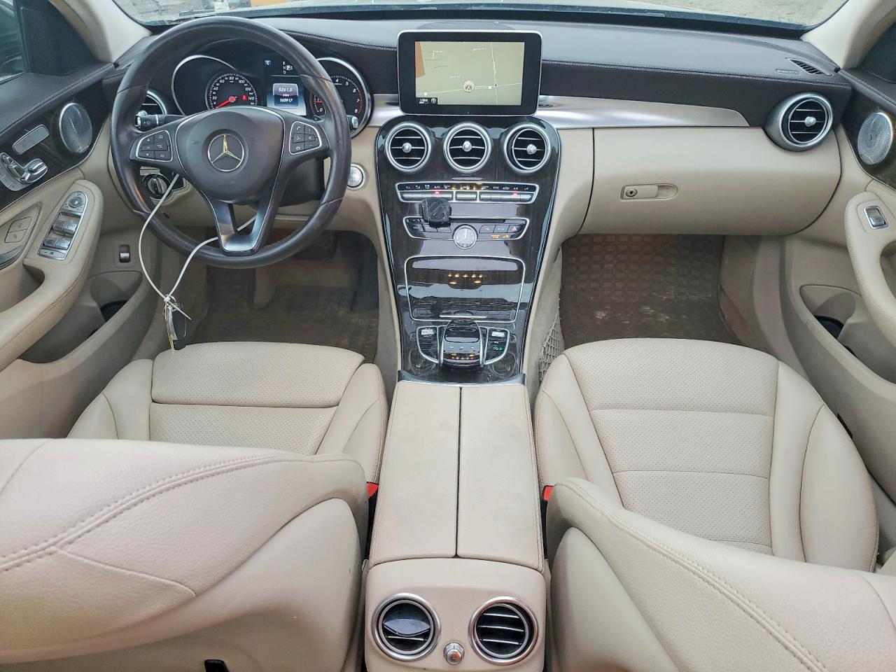 2015 Mercedes-benz C 300 4matic Gray vin: 55SWF4KB4FU019352