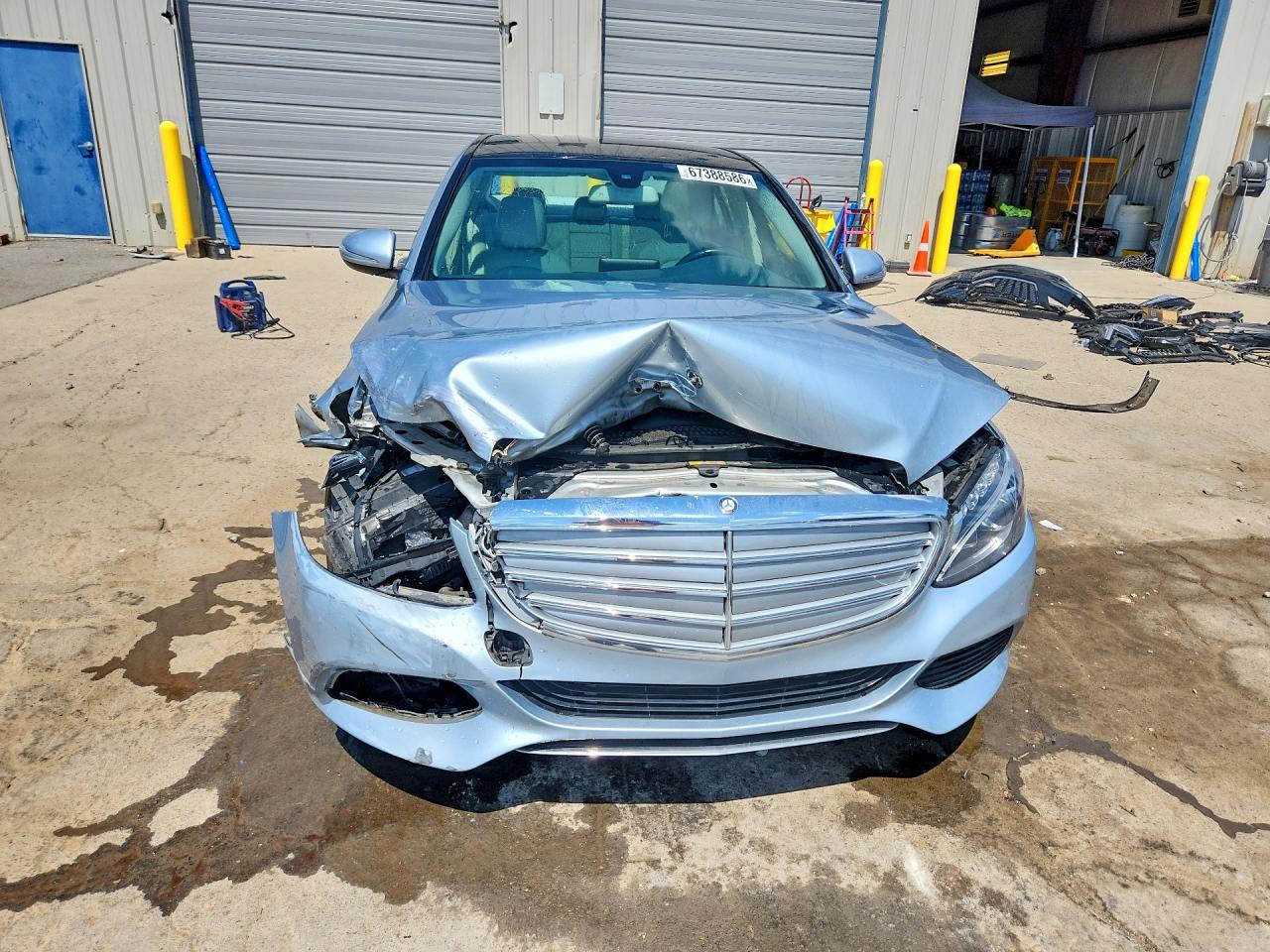 2015 Mercedes-benz C 300 4matic Silver vin: 55SWF4KB4FU022994