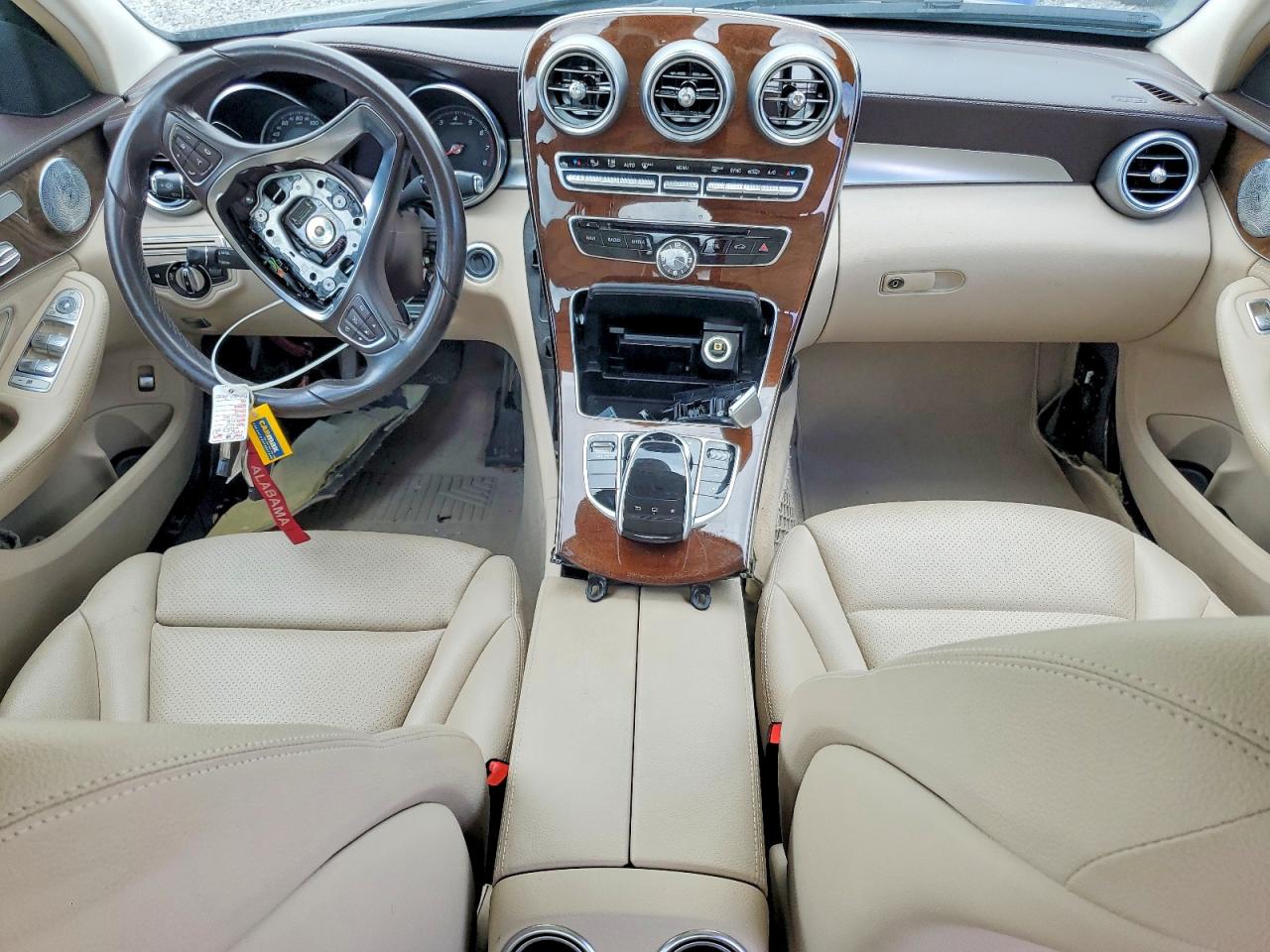 2015 Mercedes-benz C 300 4matic Black vin: 55SWF4KB4FU027905